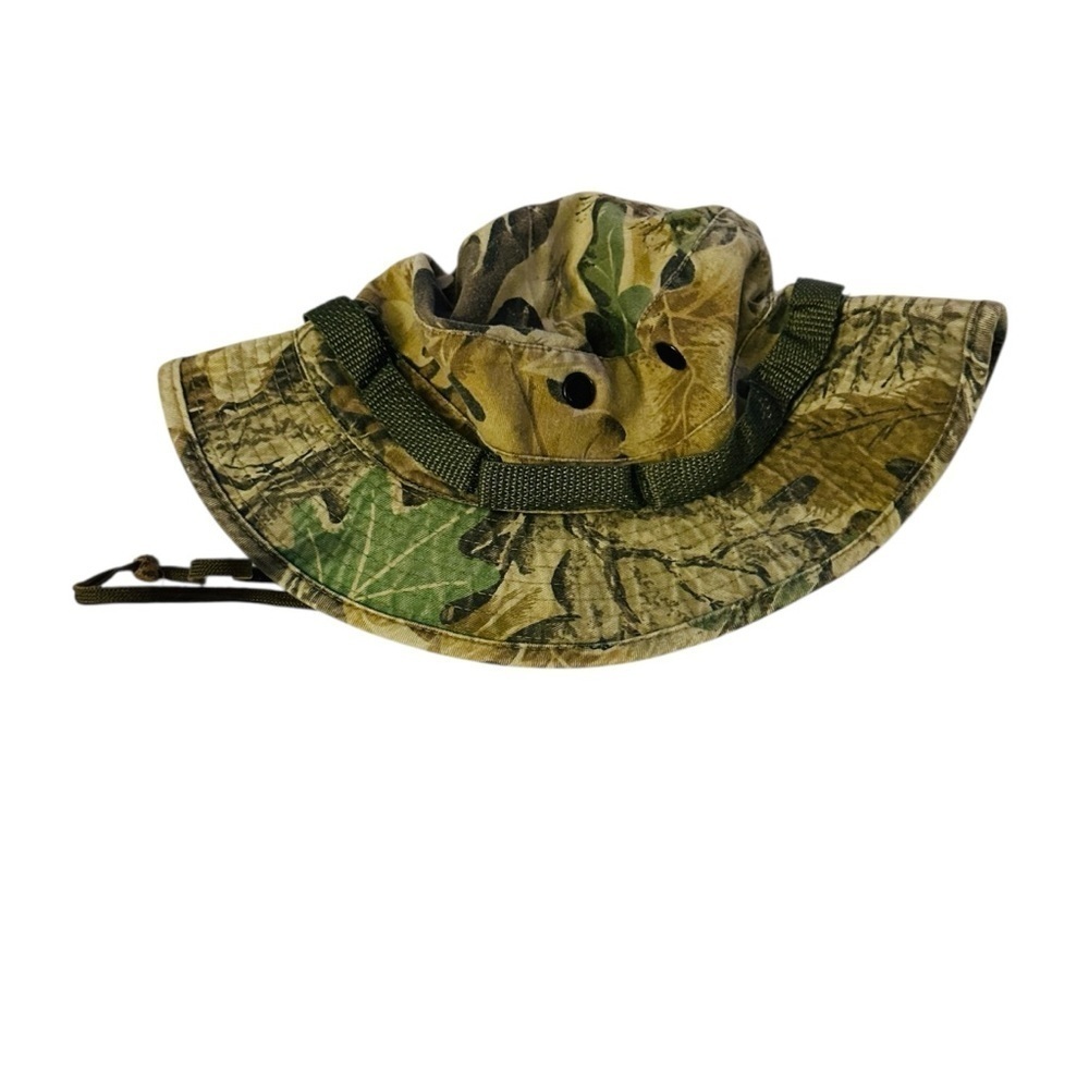 Vintage Green and Brown Hat Accessories